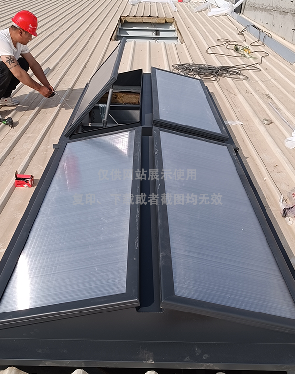 兰州王老吉生产车间麟游排烟天窗